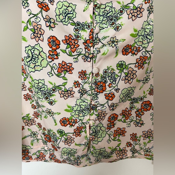 Red Camel long Sleeves Ruffle Button Front Blouse Top Size L - Picture 5 of 10